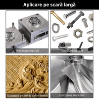 Trusa 5 Freze Biax de Carbura din Otel Tungsten pentru Metal, Lemn si altele, Diamentru Varf 12 mm si Tija Prindere 6 mm - 5