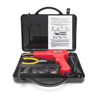 Trusa Profesionala de Sudat Plastic cu Pistol pentru Repararea Fisurilor, 50W, 200 Capse, Inclusiv Geanta de Transport - 7