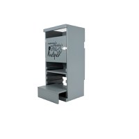 Turn de activitati multifunctional Learning Tower 2 in 1, gri inchis - 2