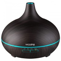 Umidificator si Purificator Aer cu Aromaterapie cu Ultrasunete, Uleiuri Esentiale, pentru Camera, Birou, de 400 ml - 3