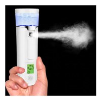 Umidificator Techstar® Hidratare Ten, Pulverizare Abur Rece, Rezervor 40ML, Display LCD, Reincarcabil, USB, 1200mAh - 2