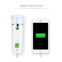 Umidificator Techstar® Hidratare Ten, Pulverizare Abur Rece, Rezervor 40ML, Display LCD, Reincarcabil, USB, 1200mAh - 4