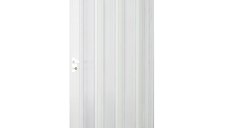 Usa plianta Accordion, material pvc, culoare alb, 82x203cm