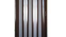 Usa plianta Vista Flex din pvc, Wenge, 85x203cm