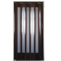 Usa plianta Vista Flex din pvc, Wenge, 85x203cm - 1