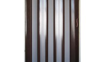 Usa plianta Vista Flex din pvc, Wenge, 85x203cm