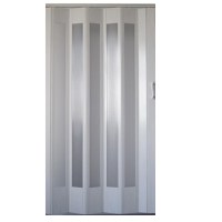 Usa plianta Vista Flex, material pvc, culoare Alb fume, 85x203cm - 1