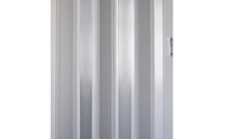 Usa plianta Vista Flex, material pvc, culoare Alb fume, 85x203cm