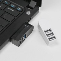 USB Hub Techstar® HB3, 3.0 High Speed, 1 Port USB 3.0, 2 Port USB 2.0, Conexiune USB 3.0 de mare viteza, Compact - 3