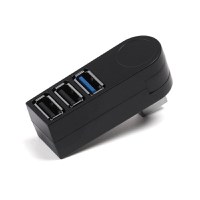 USB Hub Techstar® HB3, 3.0 High Speed, 1 Port USB 3.0, 2 Port USB 2.0, Conexiune USB 3.0 de mare viteza, Compact - 5