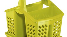Uscator tacamuri 4 compartimente, verde, DOMOTTI Asca