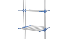 Uscator Vertical Mobil si Pliabil pentru Rufe cu Suport pentru Umerase - inaltime 173cm