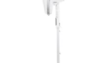 Ventilator cu picior ajustabil si telecomanda Zass ZFTRA 1608, alb