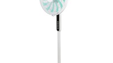 Ventilator cu picior ajustabil si telecomanda Zass ZFTRA 1609, alb