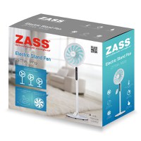 Ventilator cu picior ajustabil si telecomanda Zass ZFTRA 1609, alb - 3