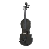 Vioara clasica din lemn, IdeallStore, Marime 4/4, Negru, toc inclus - 2