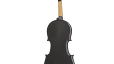 Vioara clasica din lemn, IdeallStore, Marime 4/4, Negru, toc inclus
