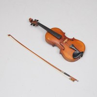 Vioara clasica, lemn, marime, 1/4, maro - 3