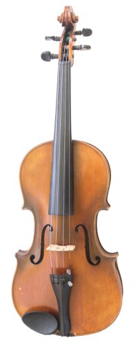 Viola-vioara clasica din lemn, 7/8,65 cm, toc inclus - 4
