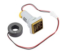 Voltmetru si Ampemetru Digital MRG MAD22 , Patrat, LCD, AC 50-500V, 100A - 4