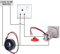 Voltmetru si Ampemetru Digital MRG MAD22 , Patrat, LCD, AC 50-500V, 100A - 2