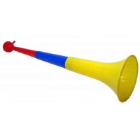 Vuvuzela IdeallStore, goarna sportiva, tricolor, 60 cm - 1