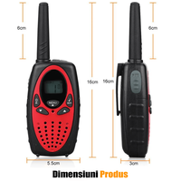 Walkie Talkie Copii si Adulti, Set 2 bucati,cu Raza Lunga de Actiune, Vox, Blocare taste, Sunet clar, Statie radio - 9
