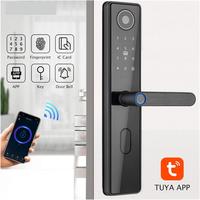 Yala inteligenta Wireless cu camera video, control de la distanta WiFi, broasca inclusa, Aplicatie,Card, Amprenta,Parola - 7