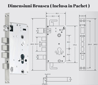 Yala inteligenta Wireless cu camera video, control de la distanta WiFi, broasca inclusa, Aplicatie,Card, Amprenta,Parola - 9