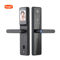 Yala inteligenta Wireless cu camera video, control de la distanta WiFi, broasca inclusa, Aplicatie,Card, Amprenta,Parola - 4