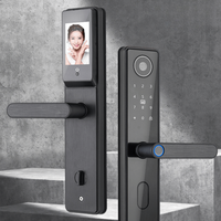 Yala inteligenta Wireless cu camera video, control de la distanta WiFi, broasca inclusa, Aplicatie,Card, Amprenta,Parola - 10