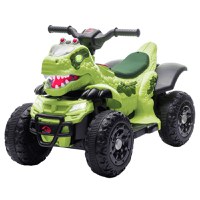 Atv, dinozaur electric pentru copii, Kinderauto T-REX 35W 6V cu telecomanda inclusa, premium, Verde - 1