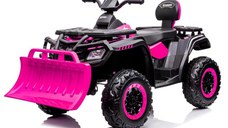 ATV electric 4x4 cu accesorii incluse, Kinderauto BJS615, 320W, 24V, culoare roz