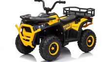 ATV electric copii 2-5 ani, Mini DESERT, 120W 12V, music player, telecomanda control parental, culoare galbena