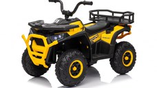 ATV electric copii 2-5 ani, Mini DESERT, 70W 12V, music player, telecomanda control parental, culoare galbena