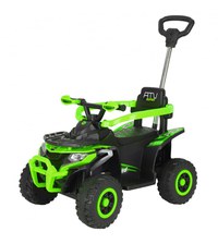 ATV electric cu maner 4 in 1, Kinderauto Hercules 35W 6V, telecomanda, echipare premium, verde - 1
