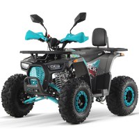 ATV electric ECO DustRider XXL 1500W 60V 20Ah cu diferential, roti 8 inch, gri - 1