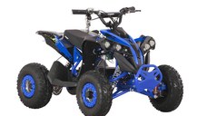 ATV electric Kinder Eco Wolf XXL 1200W 48V cu 3 viteza 6 inch, culoare albastra