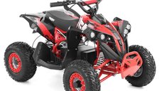 ATV Electric Kinder Eco Wolf XXL 1200W 48V cu 3 Viteze si Roti de 6 Inch, Culoare Rosie