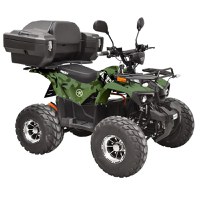 ATV electric Kinder EcoDusty XXL 1200W 60V 20Ah cu COC, omologare rutiera, Army green - 1