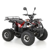 ATV electric Kinder EcoHercules 1200W 60V 20Ah cu COC, omologare rutiera, RED army - 1