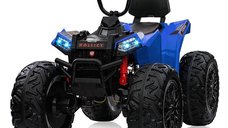 ATV electric Kinderauto MonsterQuad, 400W, 24V 14Ah, echipare PREMIUM, albastru