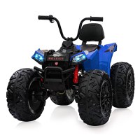 ATV electric Kinderauto MonsterQuad, 400W, 24V 14Ah, echipare PREMIUM, albastru - 1