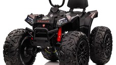 ATV electric Kinderauto MonsterQuad, 400W, 24V 14Ah, echipare PREMIUM, culoare Neagra