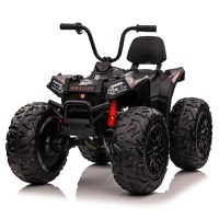 ATV electric Kinderauto MonsterQuad, 400W, 24V 14Ah, echipare PREMIUM, culoare Neagra - 1
