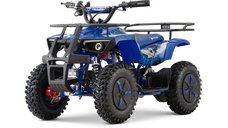 ATV electric NITRO Dusty pentru copii, 1000W, 36V, albastru, cu anvelope Snowy