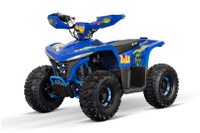 ATV electric Nitro Eco Balu 1600W 48V 20Ah cu roti 7 inch si diferential, albastru - 1
