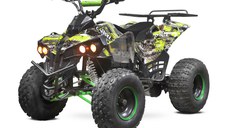 ATV electric NITRO Eco Warrior 1000W 48V 20Ah cu DIFERENTIAL Verde Grafiti