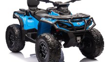 ATV electric pentru 2 copii Can Am Outlender 800W 24V Bombardier, culoare albastra