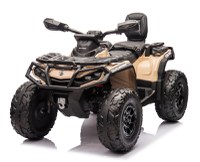 ATV electric pentru 2 copii Can Am Outlender 800W 24V Bombardier, culoare khaki - 1